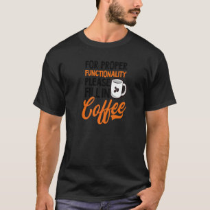 Für die richtige Funktionalität füllen Sie bitte d T-Shirt