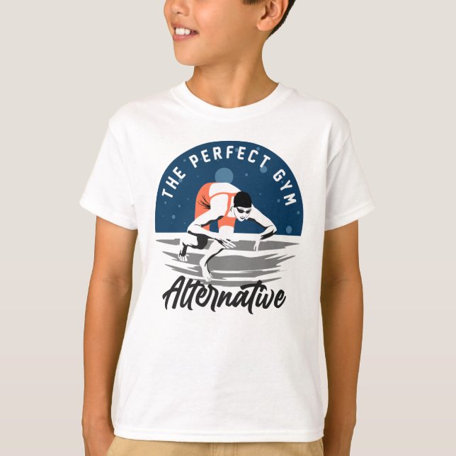 Für die Schwimmer - die perfekte Fitnessalternativ T-Shirt (Vorderseite)