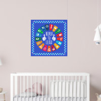 Für die SDGs 2030 Wandkunst geboren – Geburtstagsg
