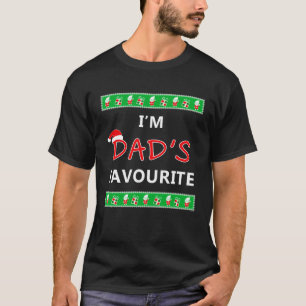 für die Sohn Tochter von Papa hässlichen Weihnacht T-Shirt