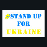 # Für die Ukraine eintreten - Freiheit - ukrainisc Poster<br><div class="desc"># Stehen Sie für die Ukraine - Freiheit - ukrainische Flagge - Frieden - Unterstützung - Starke Gemeinsamkeit - Sieg ! Machen wir die Welt zu einem besseren Ort - alle zusammen! Eine bessere Welt beginnt - abhängig - braucht Ihr auch! Sie können auf mehr als 1000 Zazzle-Produkte übertragen. Ändern...</div>