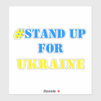 Für die Ukraine eintreten Unterstützung für die Fr Aufkleber