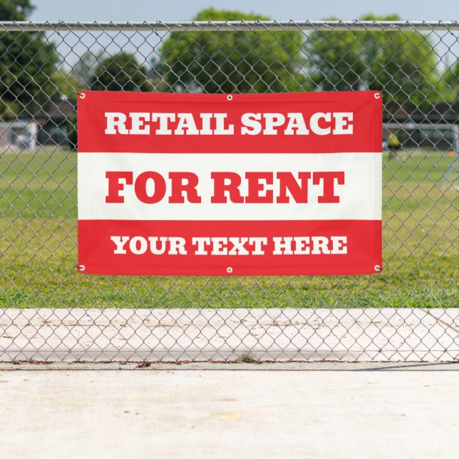 Für die Vermietung eines benutzerdefinierten bearb Banner (Insitu)