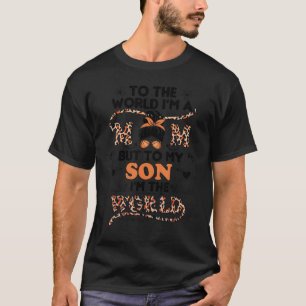 Für die Welt bin ich eine Mama Son Basketball Mama T-Shirt