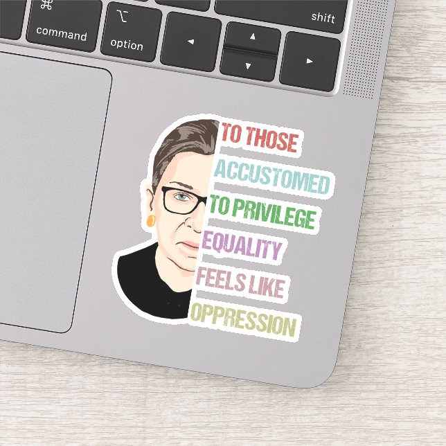 Für diejenigen, die sich an Privileg-Equality-Feel Aufkleber (Detail)