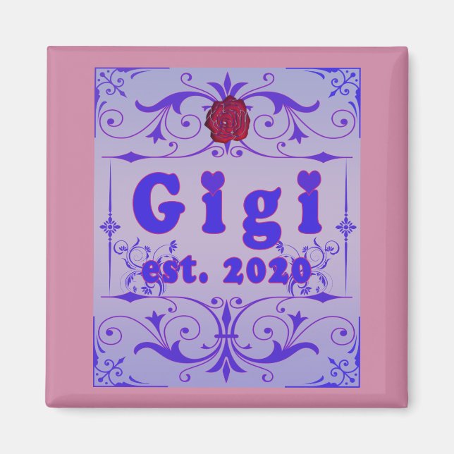 Für diese Sonderaktion "GiGi 2020" Magnet (Vorne)