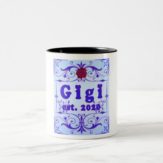 Für diese Sonderaktion "GiGi 2020" Zweifarbige Tasse (Mittel)