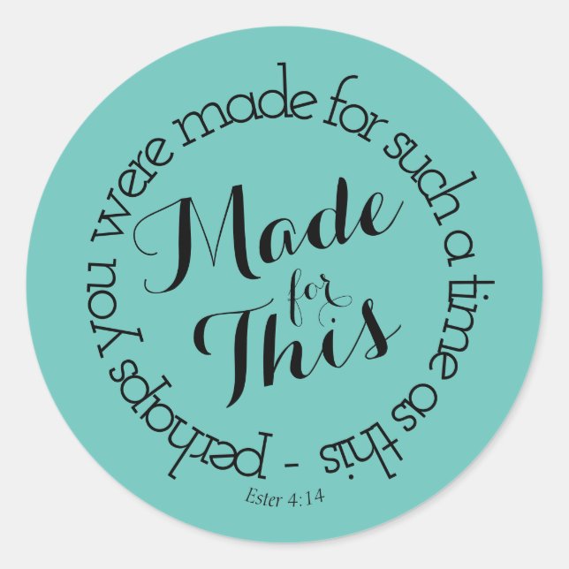 Für diesen klassischen Rundaufkleber hergestellt Runder Aufkleber (Vorderseite)