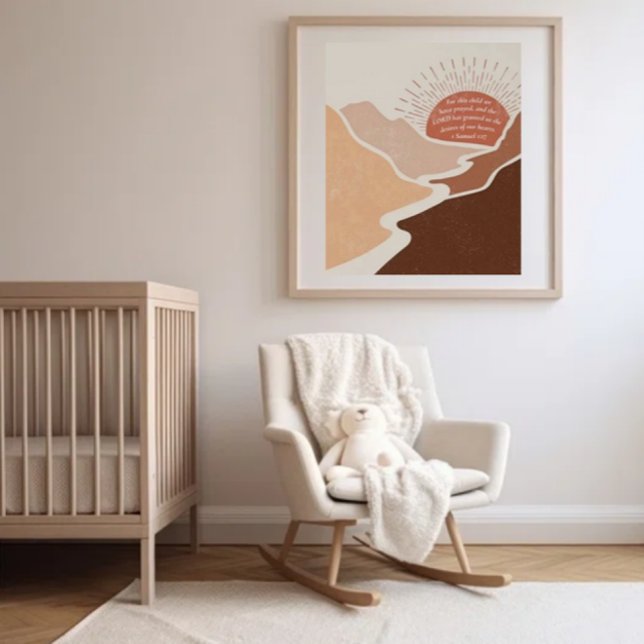 Für dieses Kind beten wir die Kunst des Kinderzimm Poster (Von Creator hochgeladen)