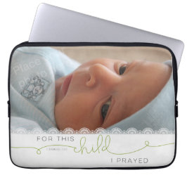 Für dieses Kind betete ich - 1 Samuel 1:27 Laptopschutzhülle
