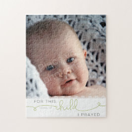 Für dieses Kind betete ich - 1 Samuel-1:27 Puzzle