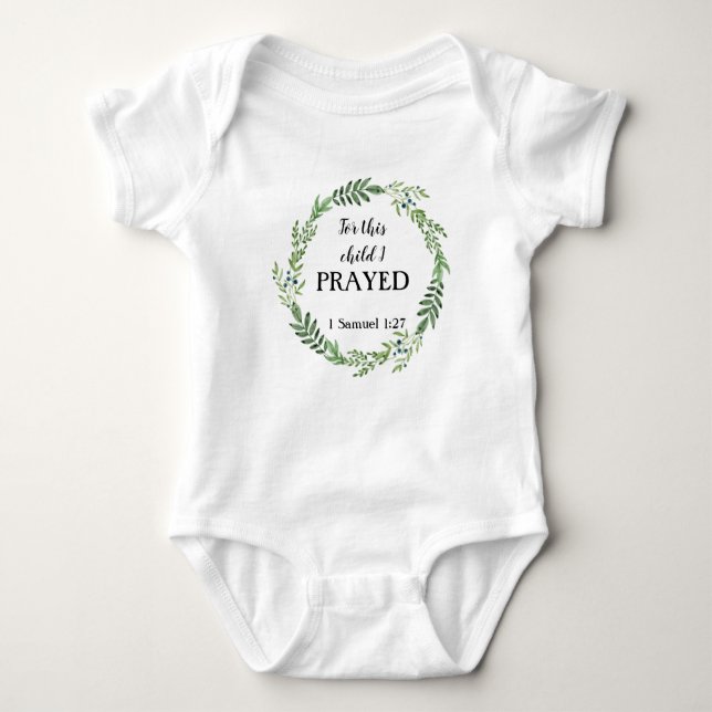 Für dieses Kind betete ich Baby-Bodysuit Baby Strampler (Vorderseite)
