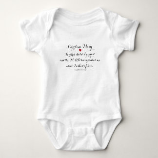 Für dieses Kind betete ich Baby Bodysuit Strampler