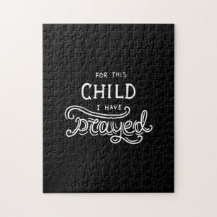 für dieses Kind habe ich gebetet Puzzle