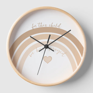 Für dieses Kind haben wir in launischer Pfirsichfa Uhr
