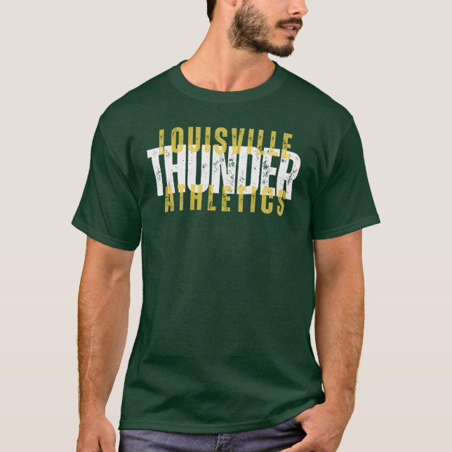 Für dunkle Gegenstände - Louisville Thunder Athlet T-Shirt (Vorderseite)