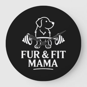 Für echt – Bester Hund Papa Golden Retriever der W Große Wanduhr