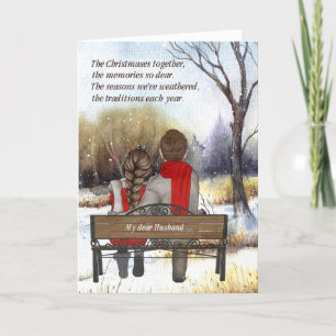 für Ehemann Junge Kaukasische Paare Weihnachten