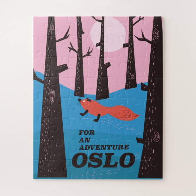 Für ein Abenteuer in Oslo Puzzle (Vertikal)