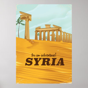 Für ein Abenteuer! Syrien Tempel von Bel Poster