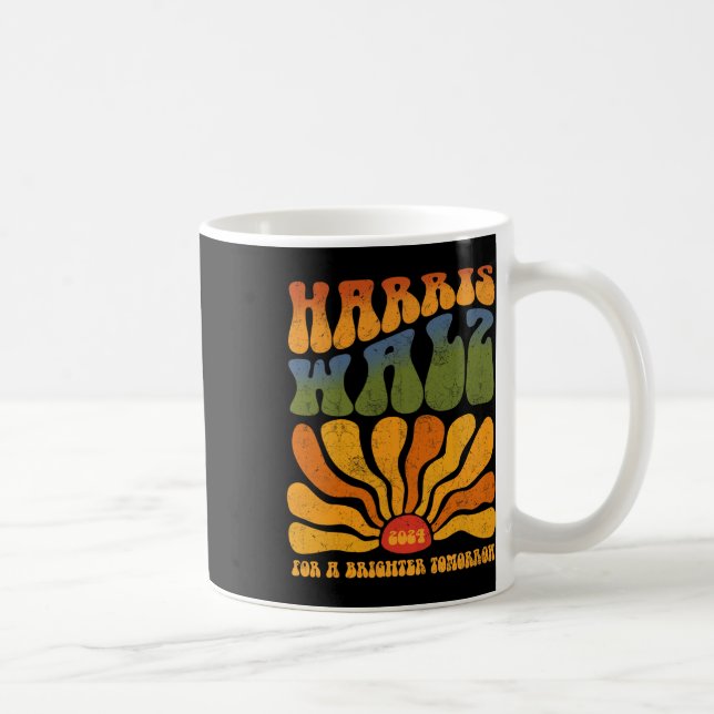 Für ein gläseres Morgen Boho Ästhetik 2 Kaffeetasse (Rechts)