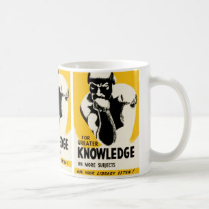 Für ein größeres Wissen Tasse