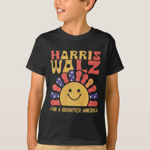Für ein helleres Amerika Retro Sun für Kinder Prem T-Shirt