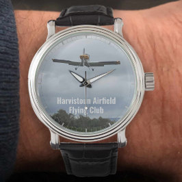 Für ein Pilot- oder Flug-Club-Mitglied Armbanduhr