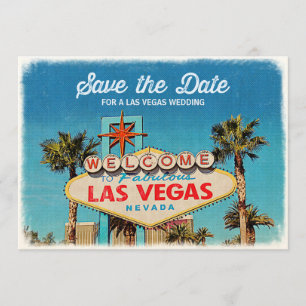 für eine fabelhafte Las Vegas Hochzeit Save The Date