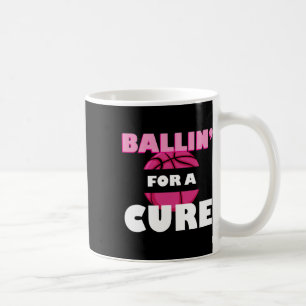 Für Eine Heilung Basketball Brustkrebsbewusstsein  Kaffeetasse