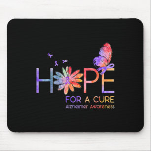 Für eine Heilung der Alzheimerheimer-Blume Mousepad