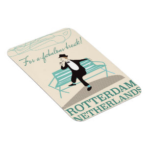 Für eine herrliche Pause! Rotterdam, Niederlande Magnet