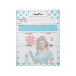 Für eine lebende _Drogenkarte Notizblock