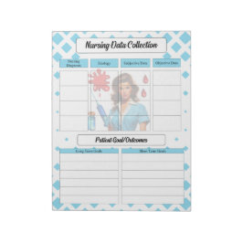 Für eine lebende _ Pflege von Daten Notizblock