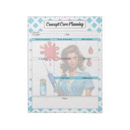 Für eine Lebensplanung mit einem Konzept Notizblock