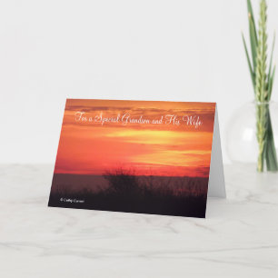 Für eine spezielle Grandson & Seine Ehefrau Jubilä Karte