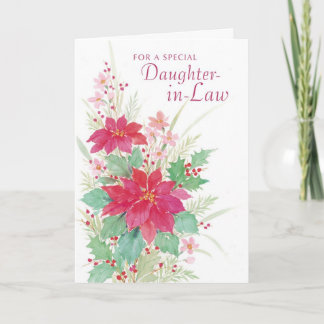 Für eine spezielle Schwiegertochter Feiertagskarte