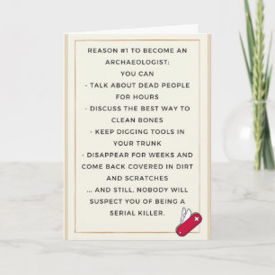 Für einen Archäologen Karte