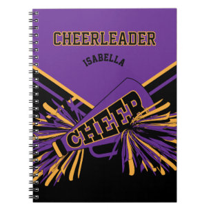 Für einen Chef - Lila, Gold und Schwarz Notizblock