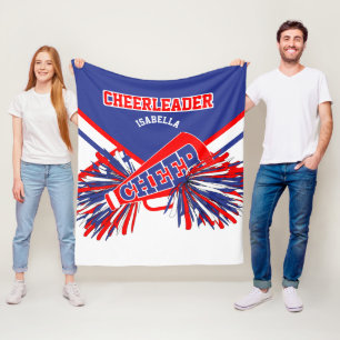 Für einen Chefredakteur 📣 - Blau, Weiß und Rot Fleecedecke