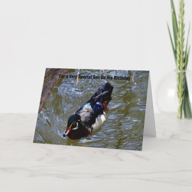 Für einen ganz besonderen Sohn mit meiner Liebe Karte (Vorderseite)