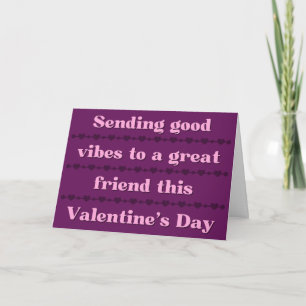 Für einen großartigen Freund Platonische Valentins Karte