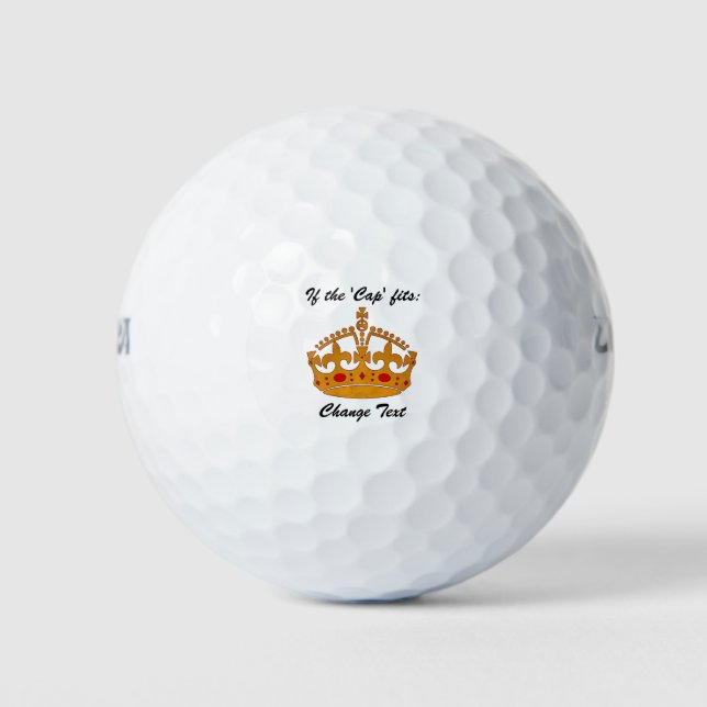 Für einen König, eine Königin oder eine Prinzessin Golfball (Vorderseite)