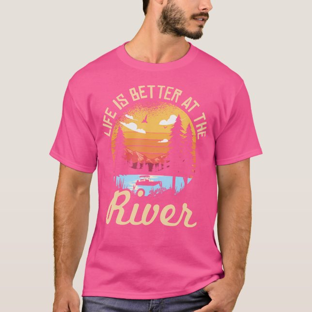 Für einen River Camping Camper T-Shirt (Vorderseite)