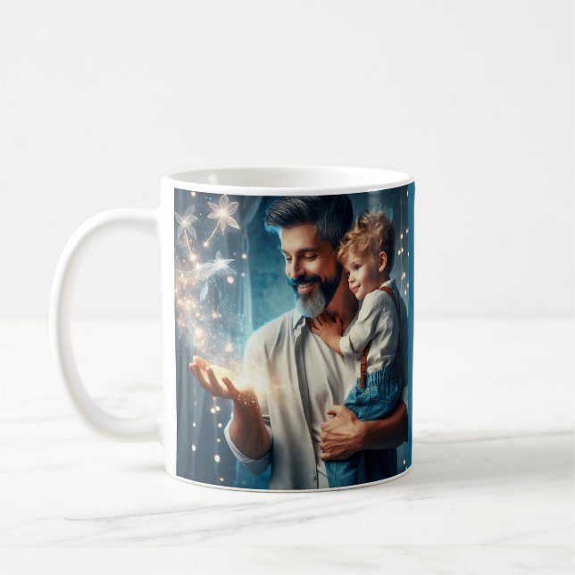 Für einen Vater, der eine Tasse für Zauberkaffee m (Links)