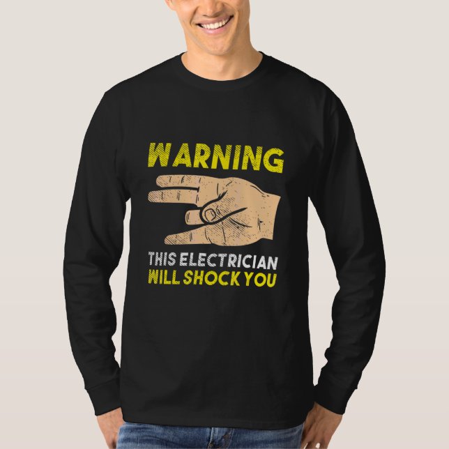 Für Elektroinstallateure Kabel Ampere Electrical T-Shirt (Vorderseite)