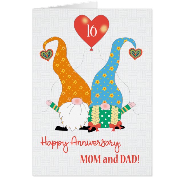 Für Eltern mit individuellem Jahr Jubiläum mit Nom (Vorne)