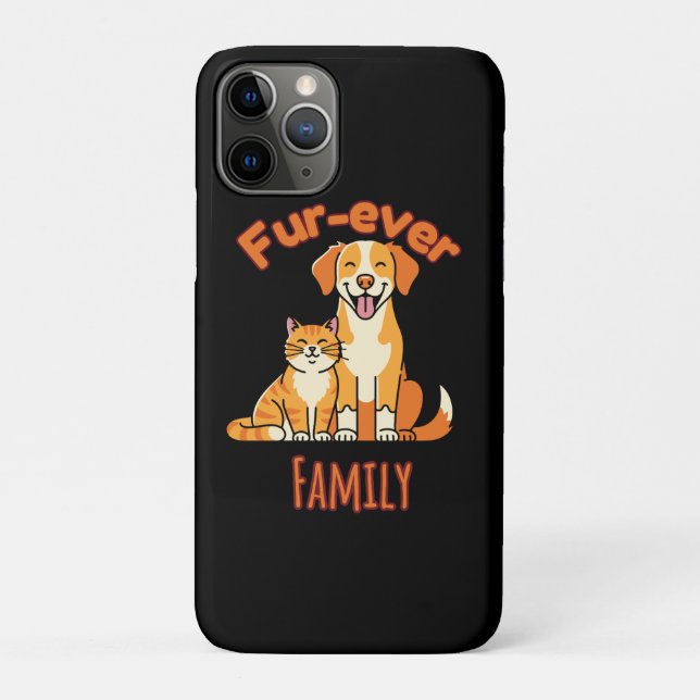 Fur‑ever Family – Cute Cat & Dog for Pet Parents Case-Mate iPhone Hülle (Rückseite)