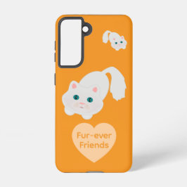 Fur-ever Friends Cats Kids Orange Galaxy Case Samsung Galaxy Hülle