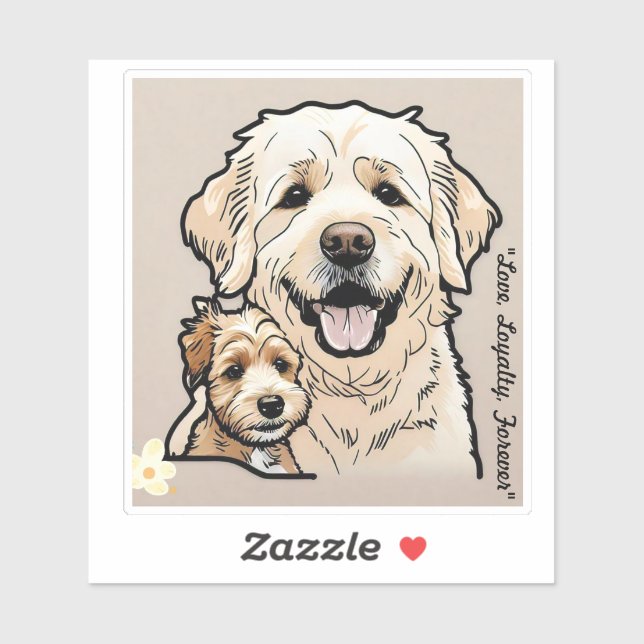 "Fur Ever Zuhause" Aufkleber (Blatt)